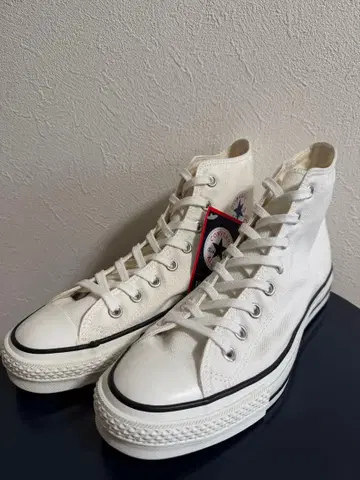 [ 새상품 ] 컨버스 올스타 J HI 화이트 화이트 블랙 27cm