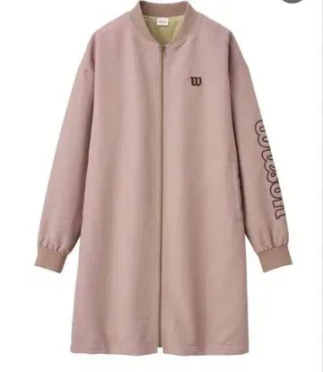 Wilson 윌슨 자켓 안감 플리스 롱 블루종 LL 스모키 핑크