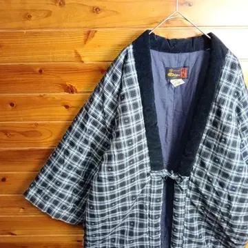 반텐 반텐 반텐 반텐 한텐 도테라 짱짱코 체크 무늬 블랙 파랑