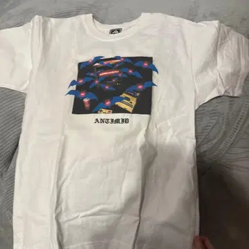 ANTIMID 배트 그래픽 티셔츠 S