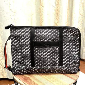 레어 ROBERTA 로베르타 피에리 클러치백 나일론 천연 가죽 타타미