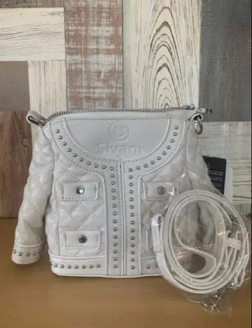 [ 새상품 ] 자켓형 숄더백 파우치 숄더 사선 사코슈 화이트 흰색