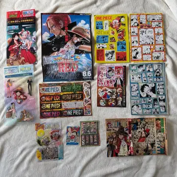 ONEPIECE 원피스 굿즈 점프 스티커 엽서
