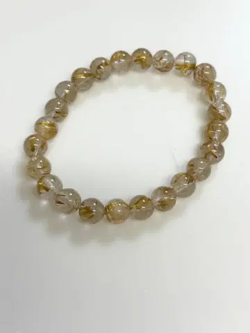 루틸 쿼츠 타이틴 루틸 팔찌 7mm