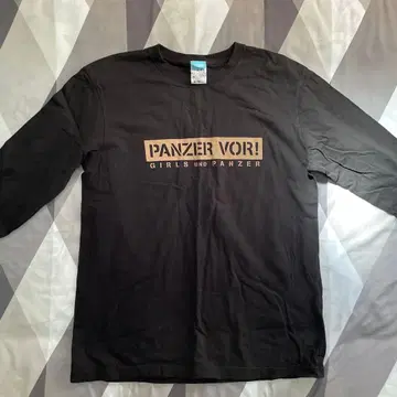 걸즈 앤 판처 최종장 니시즈미 미호 긴팔 t셔츠 XL 사이즈