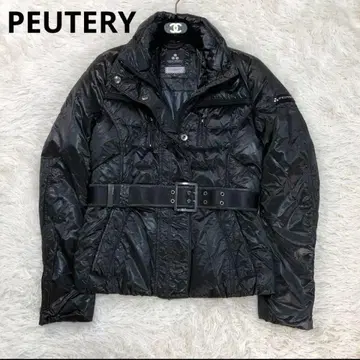 새상품급 PEUTERY 퓌테리 다운 코트 구스 42 블랙