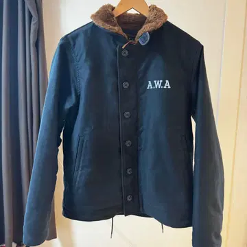 A.W.A 사이즈 42 N1 덱 자켓 네이비 whiz