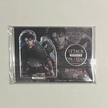 자켓 패턴 아크릴 스탠드 진격의 거인 리바이 엘빈