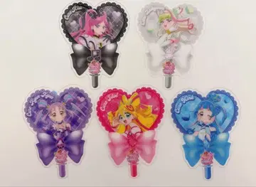 부채형 클리어 카드 영화 너와 아이돌 프리큐어 키미프리 큐어 키스