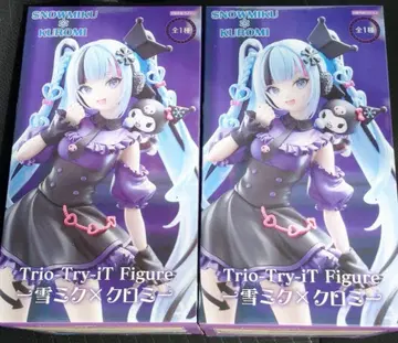 하츠네 미쿠 유키 미쿠 x 쿠로미 Trio-Try-iT 피규어 2개 세트