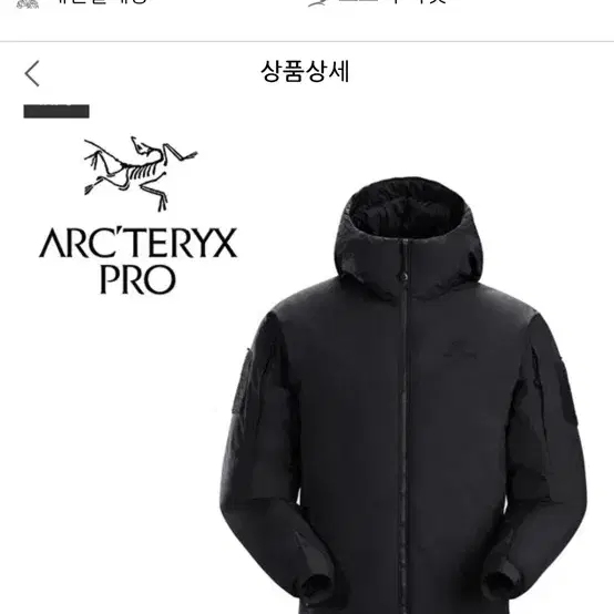 아크테릭스 프로 콜드 WX 후디 LT Gen2.1 s / m