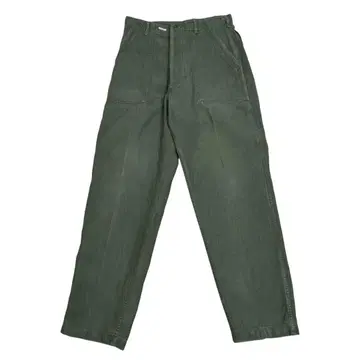 빈티지 60s~ 밀리터리 베이커 팬츠 퍼티그 OG107