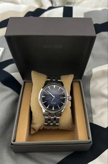 SEIKO PRESAGE 자동 시계 블루