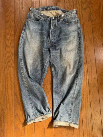 A.PRESSE No.22 Washed Wide Denim Pants
