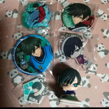 오네무탄 쿠라스시 린 이토시 린 캔뱃지 블루 록 블루 록 6개