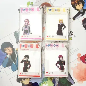 건담 SEED FREEDOM 로스 아이스 콜라보 아크릴 키링