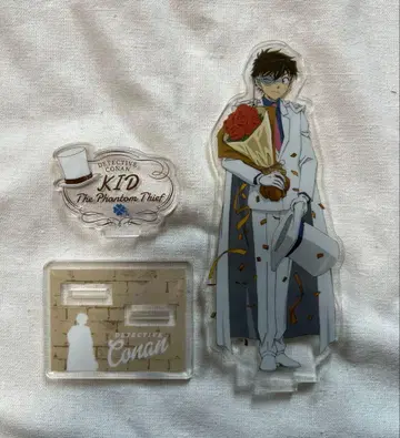 [레어] 명탐정 코난 괴도 키드 코난 플라자 아크릴 스탠드 꽃다발