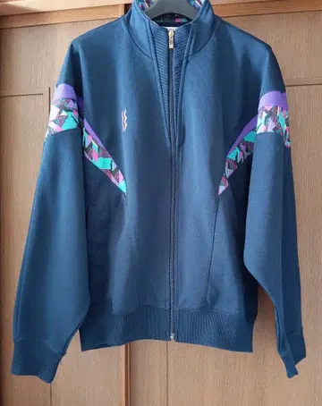 SUPER STAR 저리 트랙 자켓 네이비 미즈노