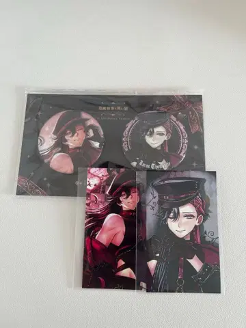 악마 집사와 검은 고양이 아쿠네코 루카스 캔 배지 트레이딩 카드