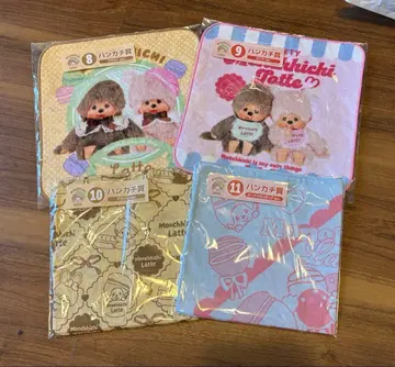 몽치치 엔터테인먼트 복권 손수건 4개 세트