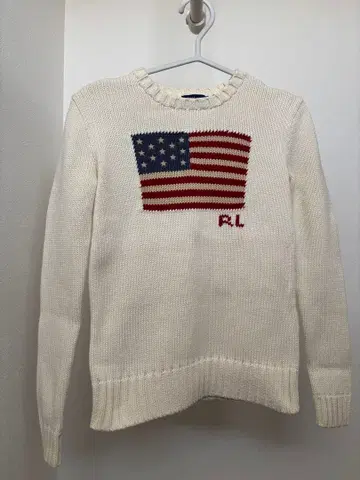 폴로 랄프로렌 성조기 니트 xs