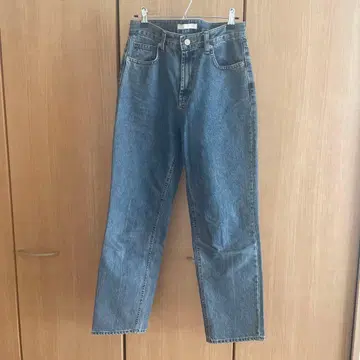 AMOMENTO 스트레이트 데님 블루