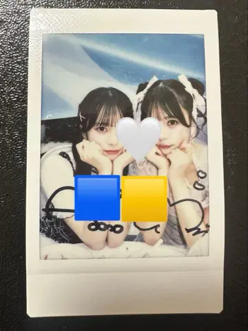 Suclair 후루사와 리사 마스다 아야노 친필 사인 폴라로이드