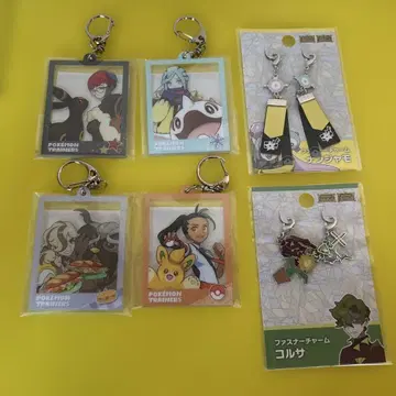 포켓몬 트레이너즈 사진 프레임풍 아크릴 키링 지퍼 참