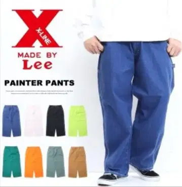 Lee/리 [루즈 페인터 팬츠] [X-LINE] 데님 새상품급 L 사이즈