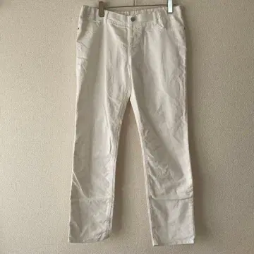 [ 새상품급 ] 화이트 팬츠 3L 스트레이트 빅 사이즈 흰색 팬츠