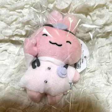 미사용 새상품 화이트 타이거와 블랙 타이거 피스 마스코트 토끼 선생님