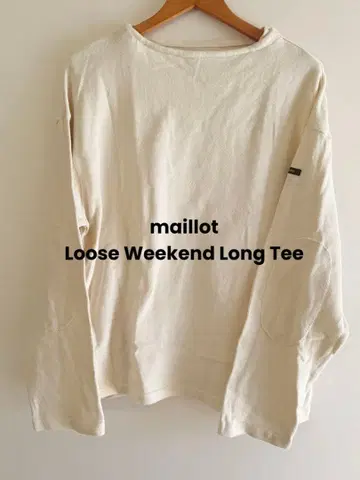 새상품급 maillot Loose Weekend Long Tee