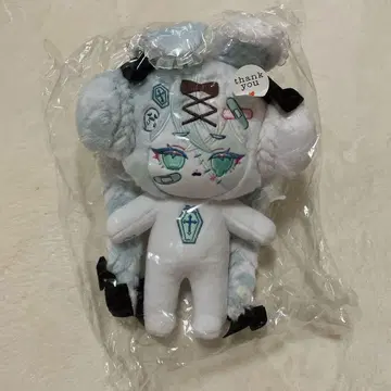 무속성 봉제 인형 스카이블루 좀비 토끼