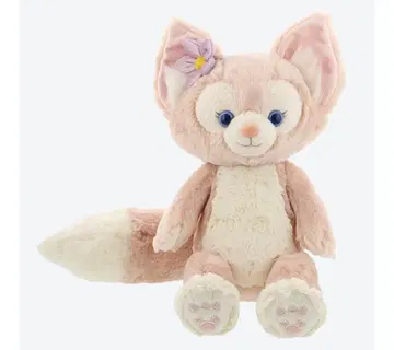 키츠네 리나 벨 봉제 인형 꽃 액세서리 포함 시 방문자 한정판 얼굴 공개