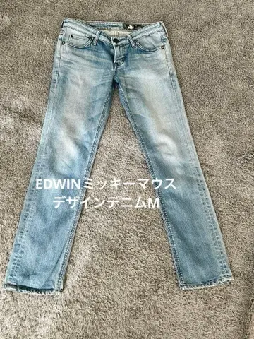 [ MF13 ] EDWIN 미키마우스 디자인 데님 M