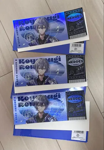 코야나기 로우 HalfAnniversary 홀로그램 티켓 사인 포함 1장