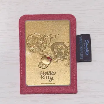 헬로키티전 Hallo Kitty전 풍신뇌신도 병풍 거울 카드 미사용품