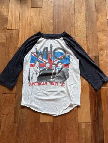 빈티지 THE WHO AMERICAN TOUR '82 티셔츠
