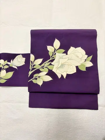 나고야 오비 보라색 꽃 s2602213