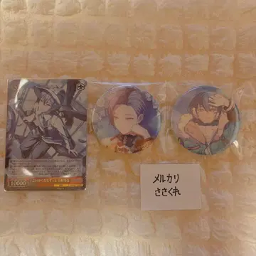 프로젝트 세카이 글리터 캔뱃지 바이스 슈바르츠 아오야기 토야