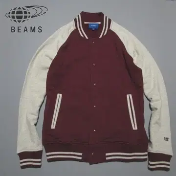 빔즈 맨투맨 블루종 스타디움 점퍼 바시티 자켓 BEAMS