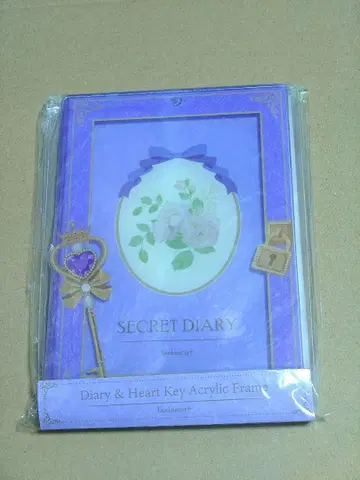 fanfancy AGF 한정판 다이어리&하트 키 아크릴 퍼플