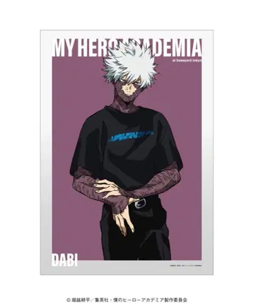나의 히어로 아카데미아 베이스야드 A3 클리어 포스터 [ 다비 ]