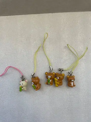 이토엔 오이오차 리락쿠마 코리락쿠마 스트랩 5개