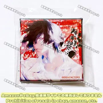 검은 나비의 사이케델리카 히카게 캔뱃지 스퀘어 배지 미개봉 새상품