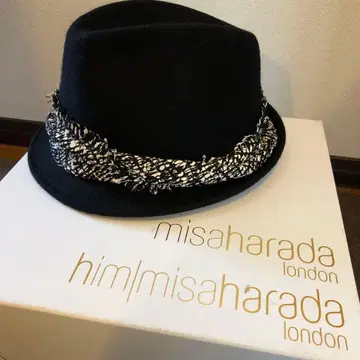 미사하라다 MISAHARADA 중절모 햇 블랙