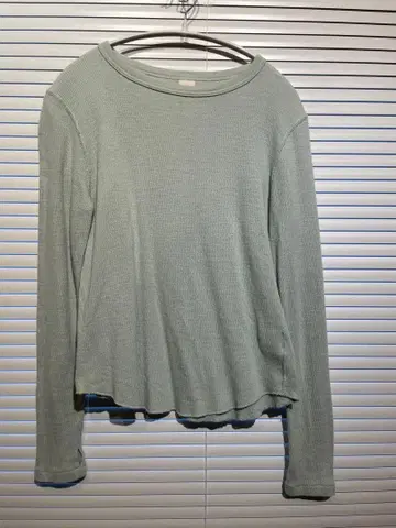 론 허먼 민트 그린 긴팔 티셔츠