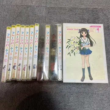 후르츠 바스켓 전 9권 세트 수납 BOX & 마스코트 피규어 6체 포함