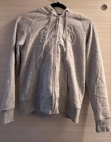 GAP 그레이 집업 후드티 S 사이즈