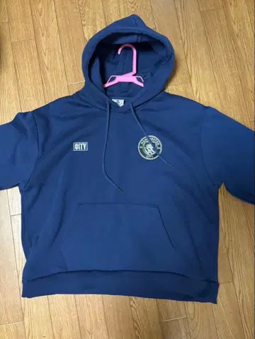 맨체스터 시티 후드 부착 후드티 L 사이즈